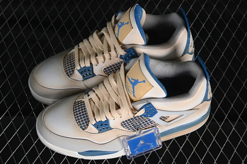 All categories Air Jordan Jordan series basketball shoes Air Jordan 4 Water Arrow x Jordan Air Jordan 4 Retro AJ4 Joe 4 Water Arrow joint model basketball shoes 308797-105